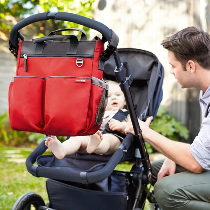 Duo Signature Nappy Bag - Red - Image 3