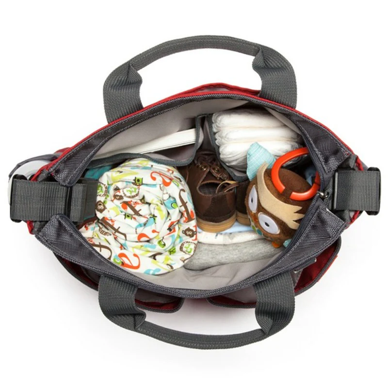 Duo Signature Nappy Bag - Red - Image 4