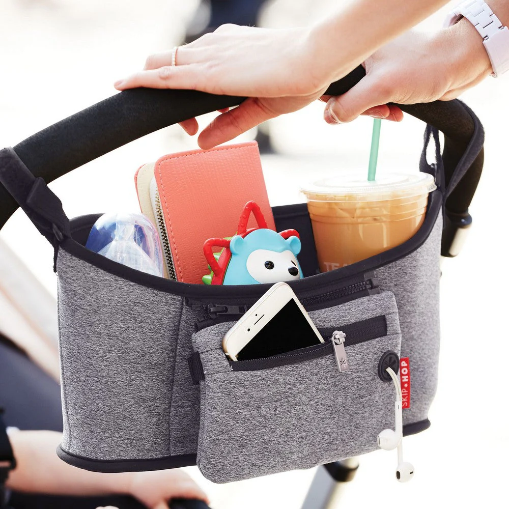 Grab & Go Stroller Organiser - Heather Grey - Image 4