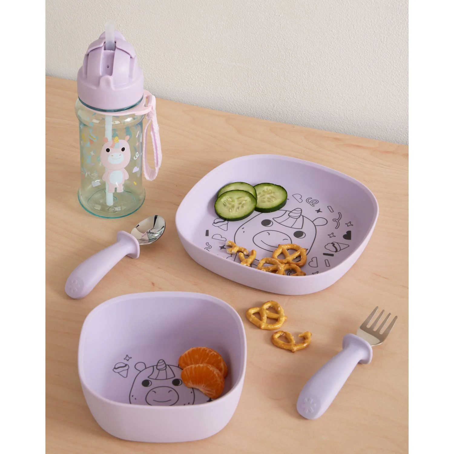 Purple Besties Squad Fork & Spoon Set - Image 3