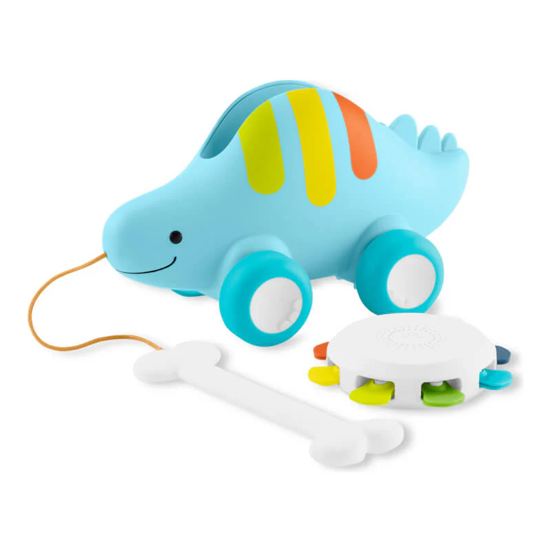 Explore & More Dinosaur 3 In 1 Baby Musical Pull Toy - Image 3