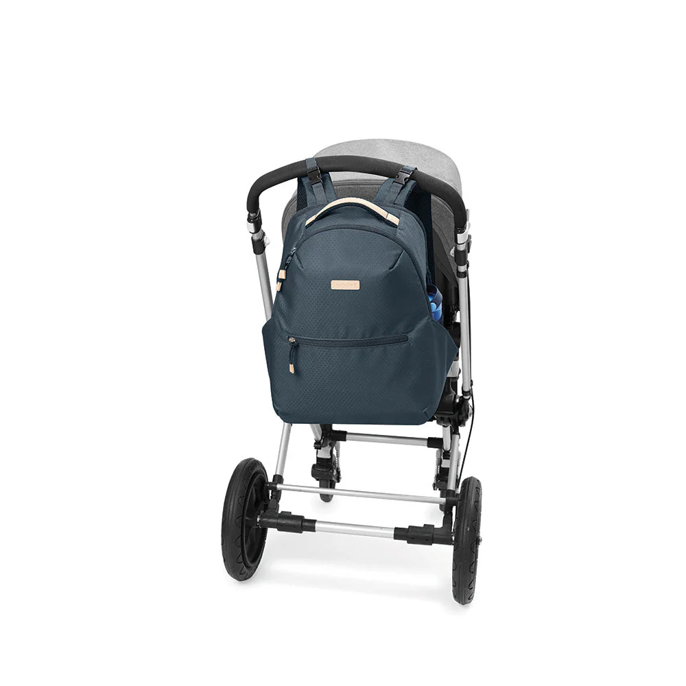 Go Envi Eco Friendly Nappy Backpack - Blue Grey Hex - Image 3