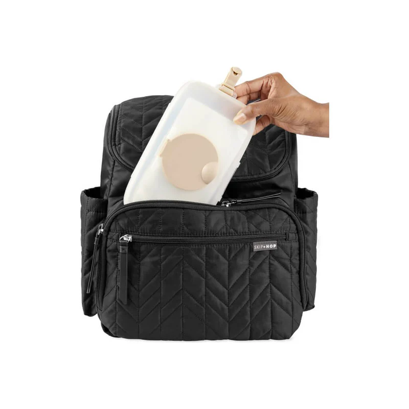 Skip Hop Grab & Go Snug Seal Wipes Case - Oat - Image 3