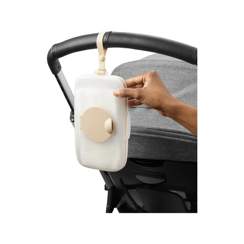 Skip Hop Grab & Go Snug Seal Wipes Case - Oat - Image 5