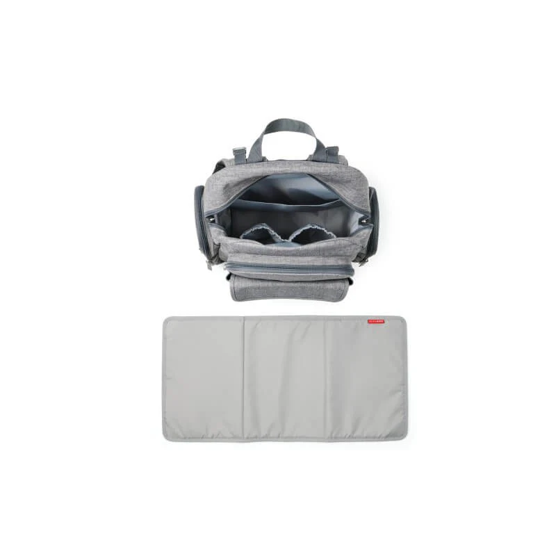 Skip Hop Luna Nappy Backpack - Heather Grey - Image 5