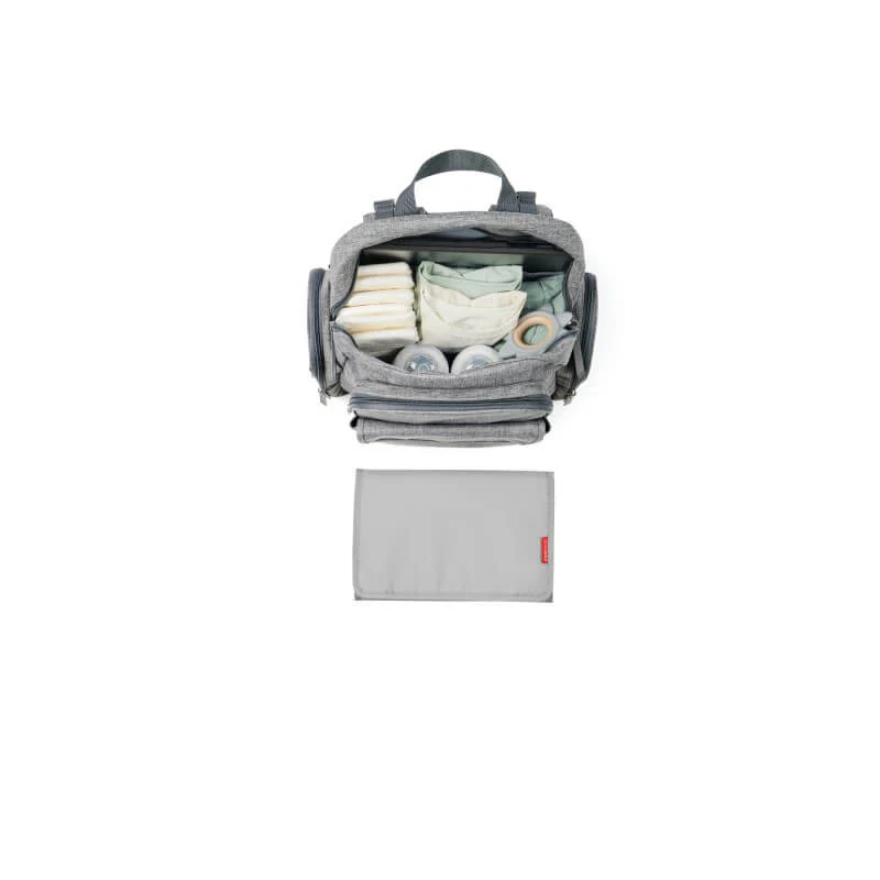 Skip Hop Luna Nappy Backpack - Heather Grey - Image 7
