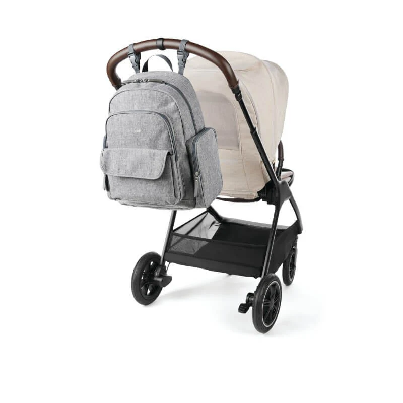 Skip Hop Luna Nappy Backpack - Heather Grey - Image 8