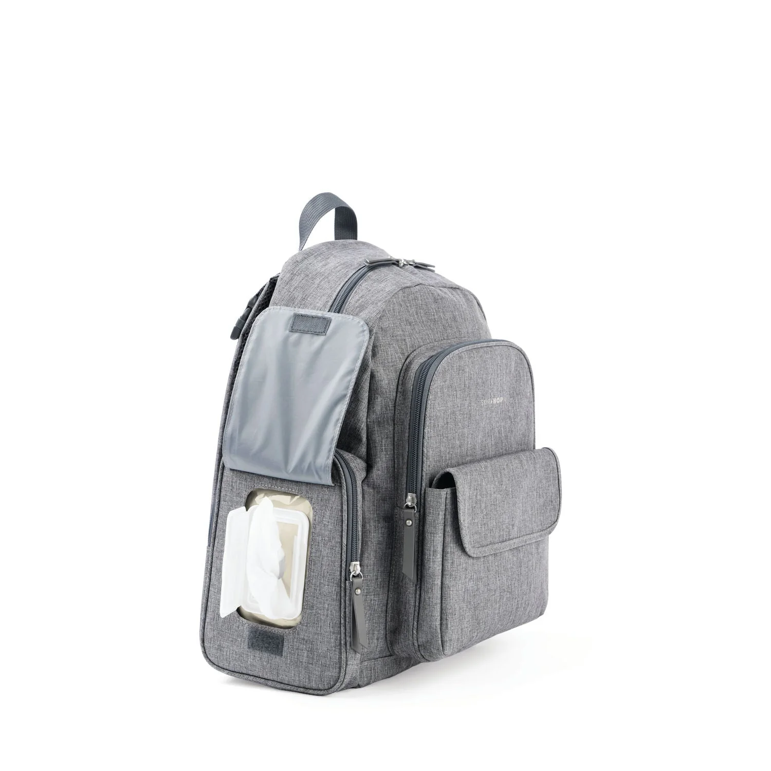 Heather Grey Luna Nappy Backpack - Image 7