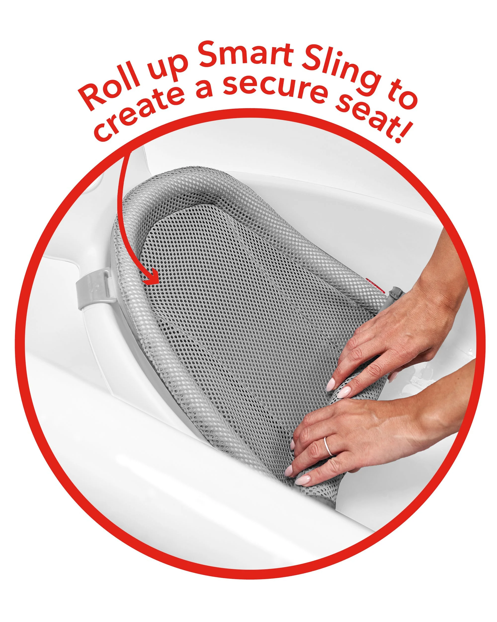 White Moby Smart Sling 3 Stage Bath - Image 4