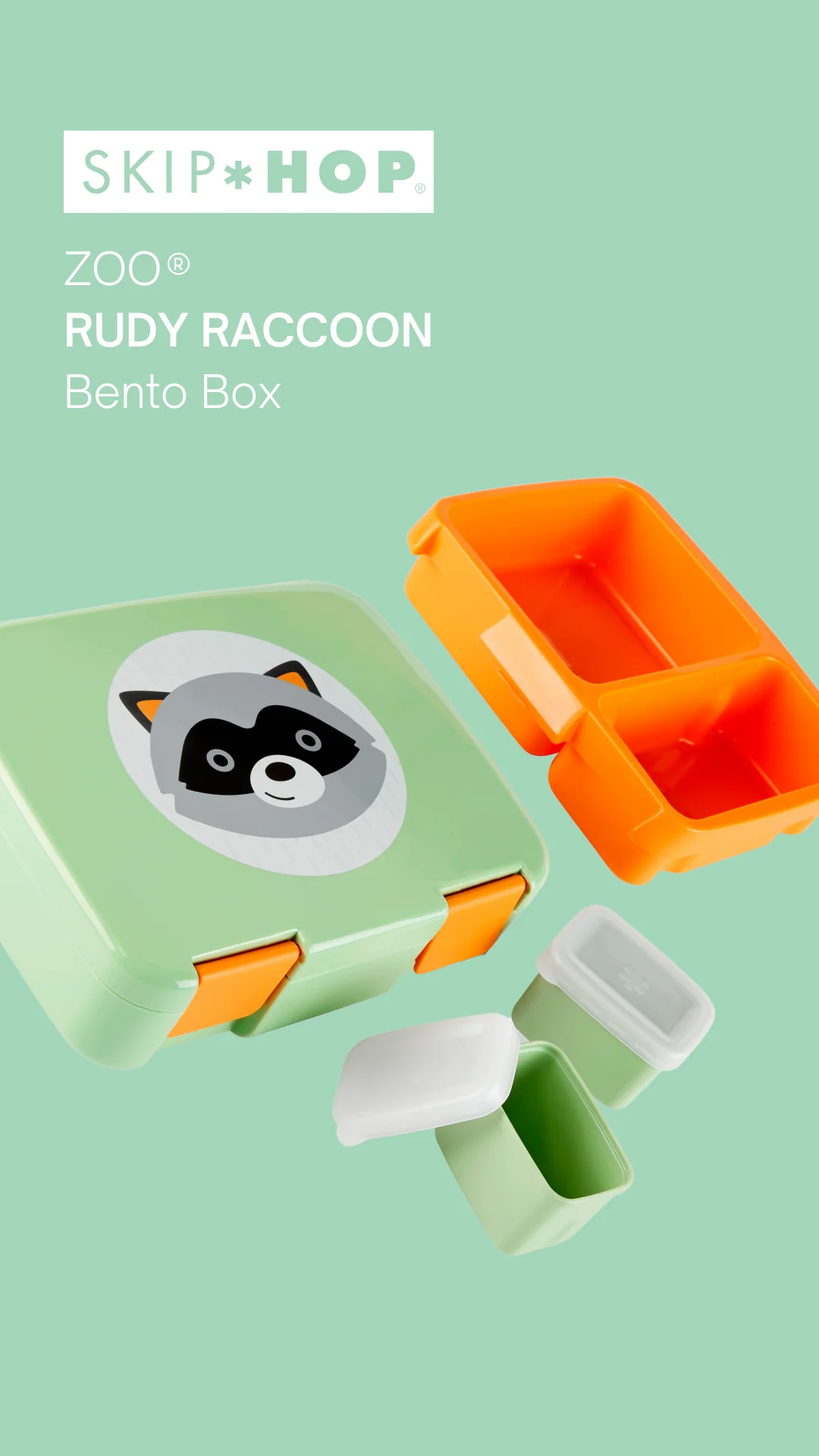Rudy Raccoon Zoo Bento Lunch Box - Image 5