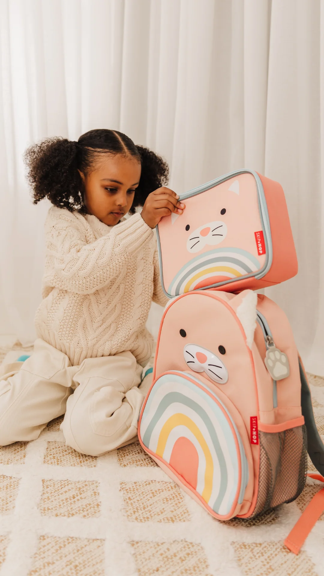 Catie Cat Zoo Little Kid Backpack - Image 16