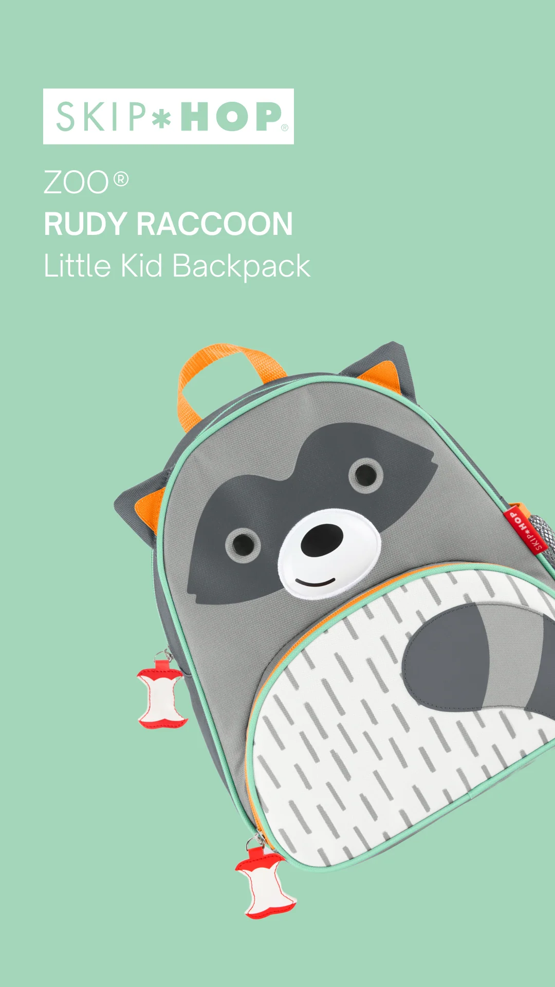 Rudy Raccoon Zoo Little Kid Backpack - Image 4