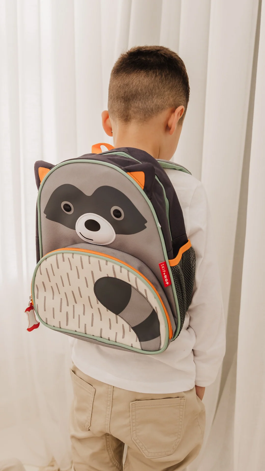Rudy Raccoon Zoo Little Kid Backpack - Image 7