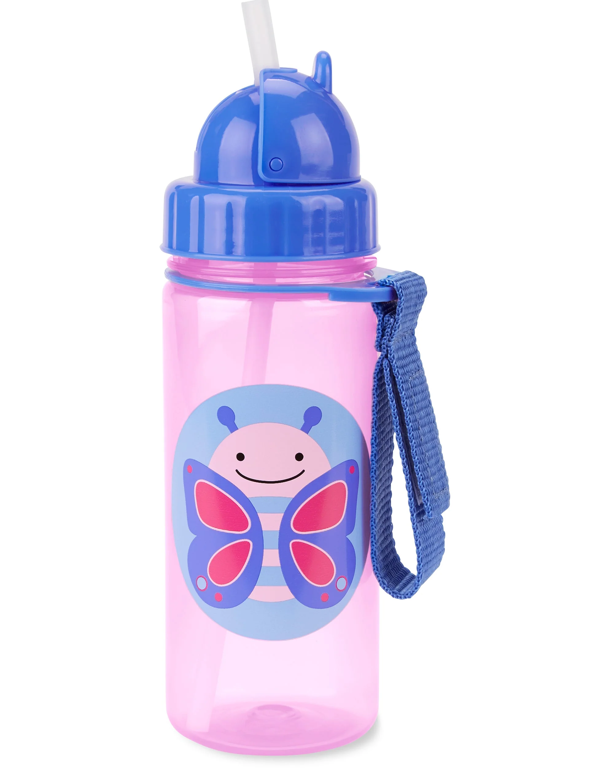 Zoo PP Straw Bottle - Butterfly