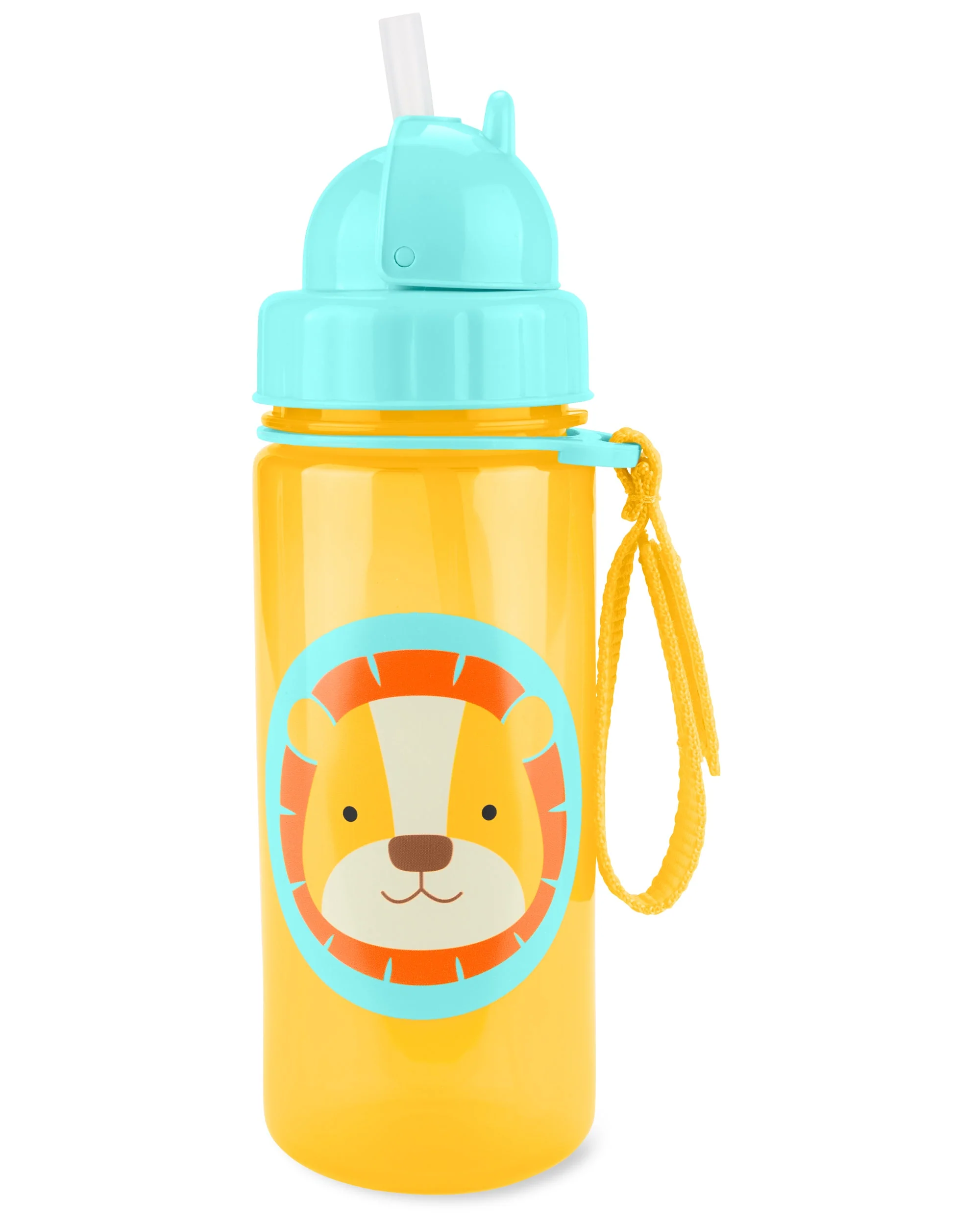 Zoo PP Straw Bottle - Lion