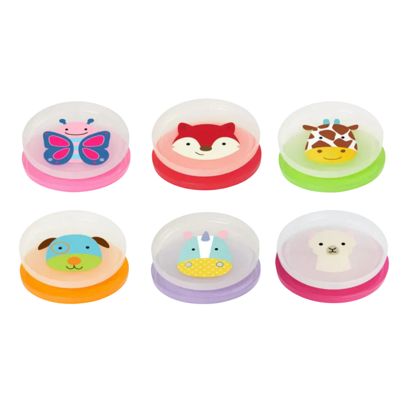 Skip Hop Zoo Smart Serve Non-Slip Plates - 2 Pack