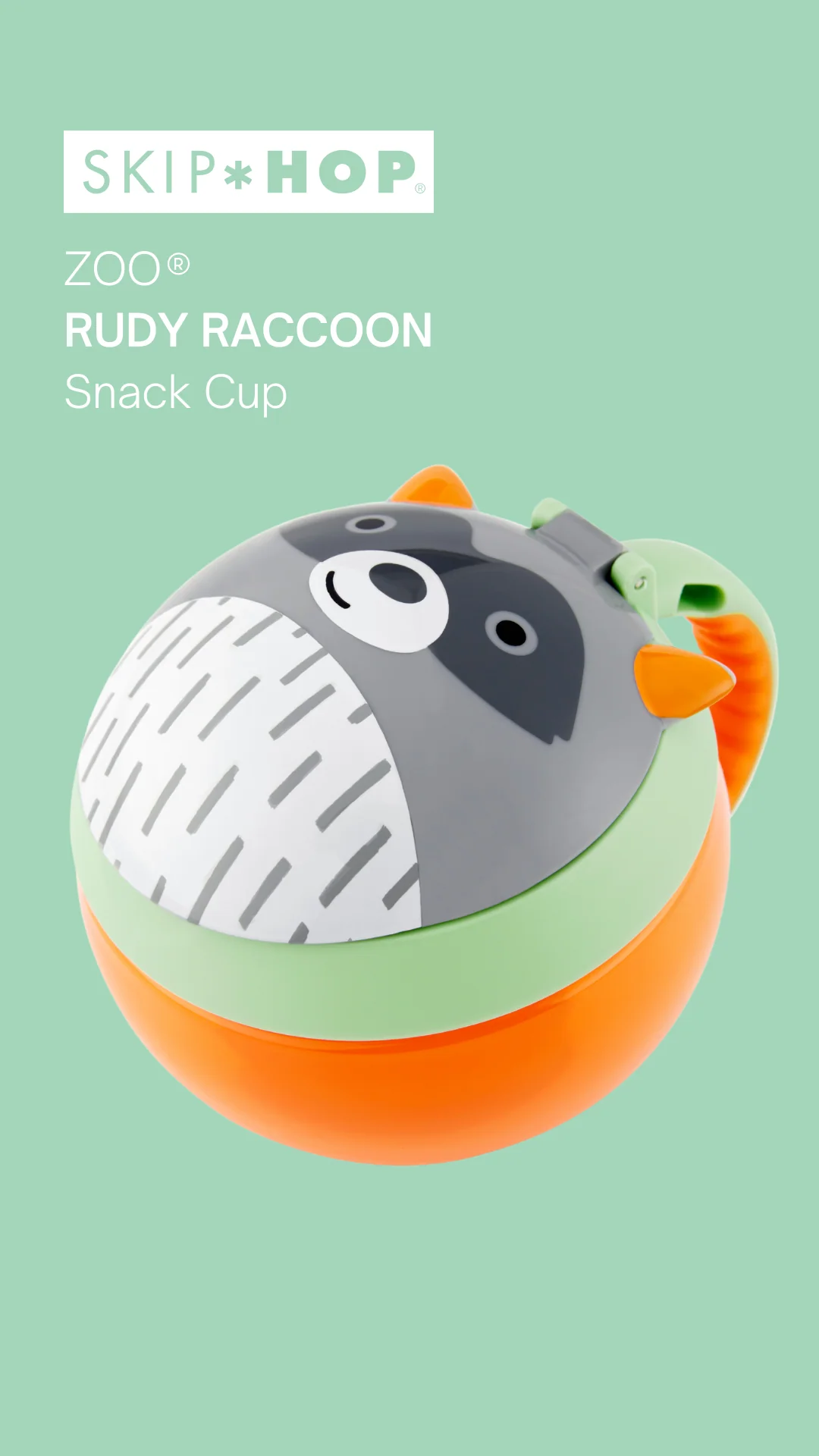 Rudy Raccoon Zoo Snack Cup - Image 4