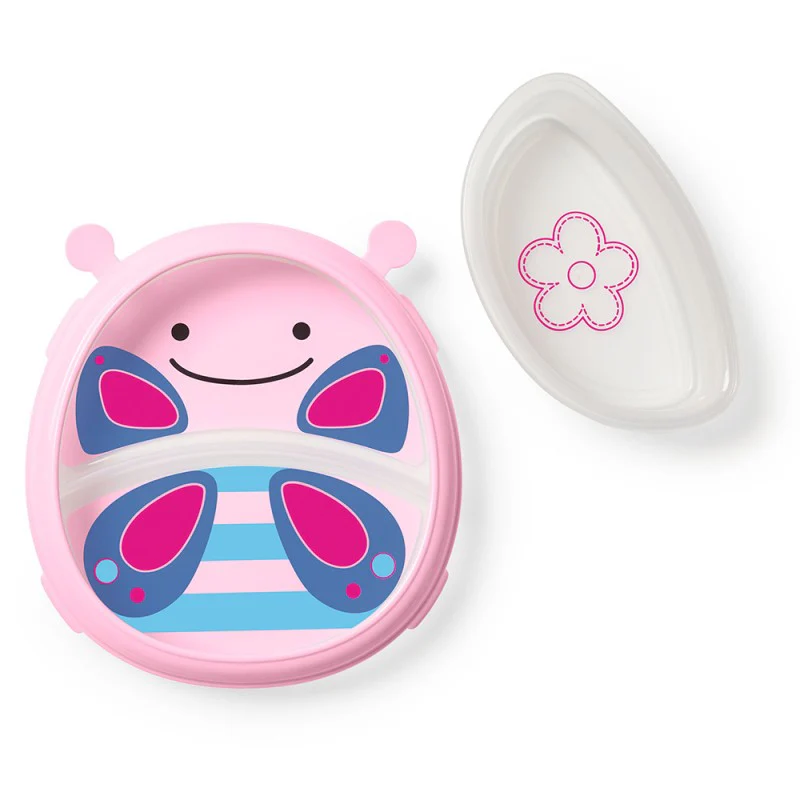 Zoo Smart Serve Plate & Bowl - Butterfly - Image 3